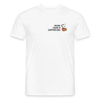 Coffee Sayings for Barista Summer 2022 Funny - Men's T-Shirt - white - Front - AI Model Male 178 dark (178cm)