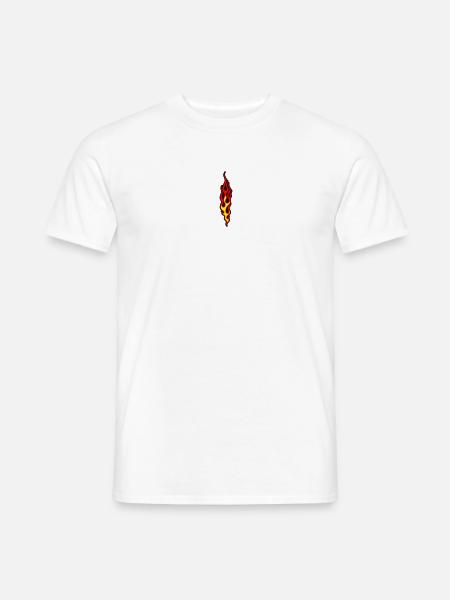 flammen - Men's T-Shirt - white