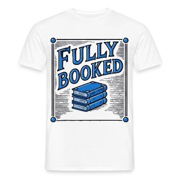 Retro Book Design for Book Quote and Book Lover - Men's T-Shirt - white - Front - AI Model Male 178 dark (178cm)