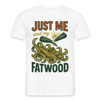 Nur Ich Und Mein Fatwood Prepper Survival - Männer T-Shirt - Weiß - Vorne - AI Model Male 178 dark (178cm)