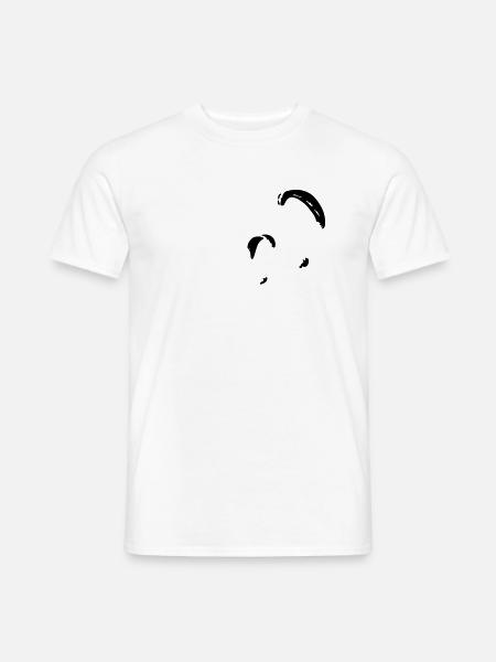Gleitschirme - Up in the Sky - Männer T-Shirt - Weiß