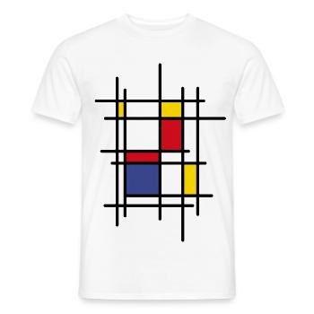 Farben! - Männer T-Shirt - Weiß - Vorne - AI Model Male 178 dark (178cm)