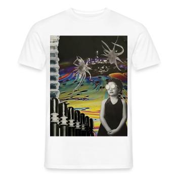 Brave New World - Männer T-Shirt - Weiß - Vorne - AI Model Male 178 dark (178cm)