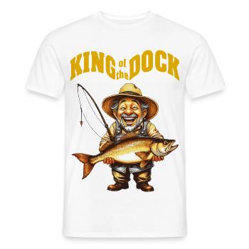 KingOTD - Männer T-Shirt - Weiß - Vorne - AI Model Male 178 dark (178cm)