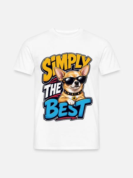 Chihuahua - Männer T-Shirt - Weiß