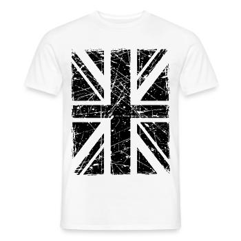 Union Jack - Männer T-Shirt - Weiß - Vorne - AI Model Male 178 dark (178cm)