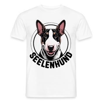 Minibullterrier - mein Seelenhund - Männer T-Shirt - Weiß - Vorne - AI Model Male 178 dark (178cm)