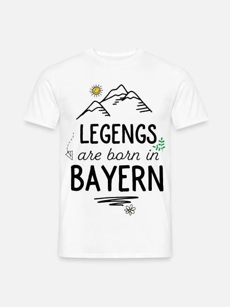 Lustige Geschenke für echte Bayern - Männer T-Shirt - Weiß