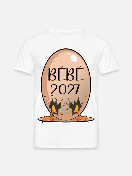 Hühner 2027 - Männer T-Shirt - Weiß