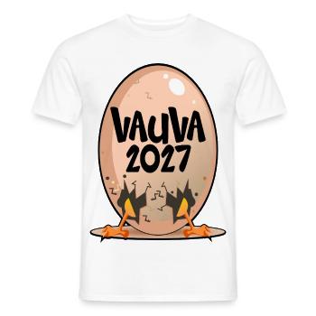 Baby 2027, Finnland - Männer T-Shirt - Weiß - Vorne - AI Model Male 178 dark (178cm)