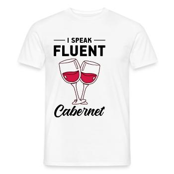 Vin Vin Rouge - T-shirt homme - blanc - Devant - AI Model Male 178 dark (178cm)
