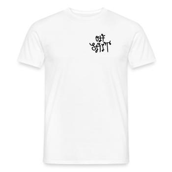 Oh merde - T-shirt homme - blanc - Devant - AI Model Male 178 dark (178cm)