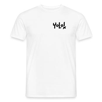 YOLO! - T-shirt homme - blanc - Devant - AI Model Male 178 dark (178cm)