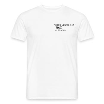 Lustige Lehrer Sprüche Kreide Tafel Klassenlehrer - Männer T-Shirt - Weiß - Vorne - AI Model Male 178 dark (178cm)