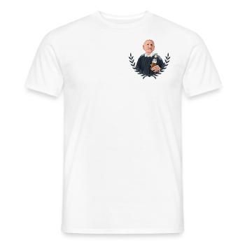 Rieser Grantler // Illustration - Men's T-Shirt - white - Front - AI Model Male 178 dark (178cm)