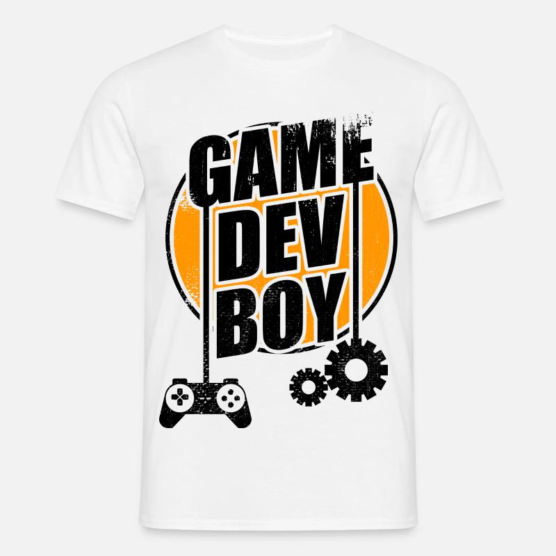 Game Dev Junge - Männer T-Shirt - Weiß