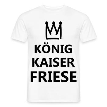 Friesland - Männer T-Shirt - Weiß - Vorne - AI Model Male 178 dark (178cm)