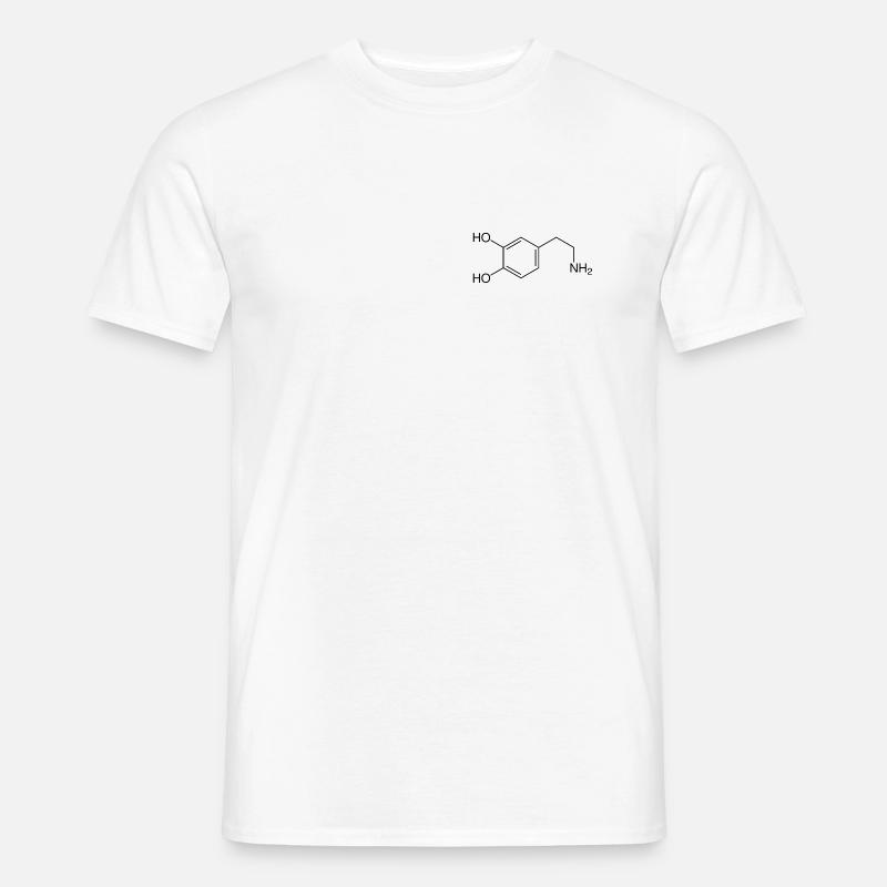 dopamine - Männer T-Shirt - Weiß