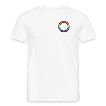 Ace Spectrum - Männer T-Shirt - Weiß - Vorne - AI Model Male 178 dark (178cm)