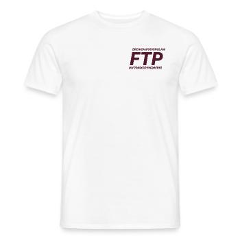 BREAKDAF*CKINGLAW - Men's T-Shirt - white - Front - AI Model Male 178 dark (178cm)