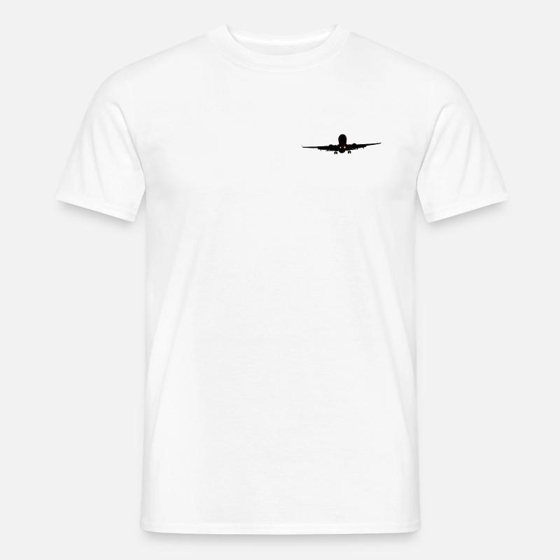 Flugzeug wird landen - Männer T-Shirt - Weiß