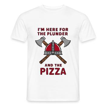 Pillage viking - T-shirt homme - blanc - Devant - AI Model Male 178 dark (178cm)