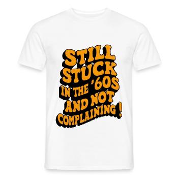 Stuck in the '60s - Men's T-Shirt - white - Front - AI Model Male 178 dark (178cm)
