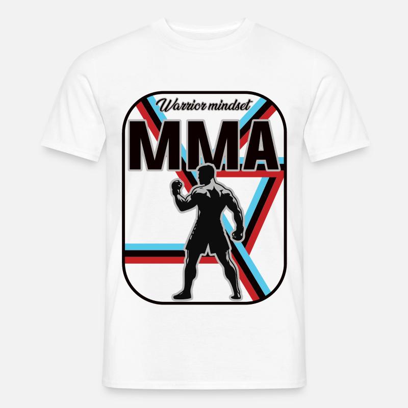 MMA Design – Warrior Mindset - Männer T-Shirt - Weiß