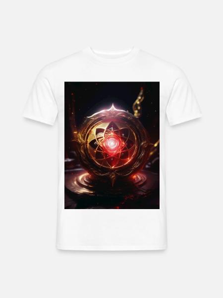 Wurzelchakra – Muladhara: Feuer der Erde - Männer T-Shirt - Weiß