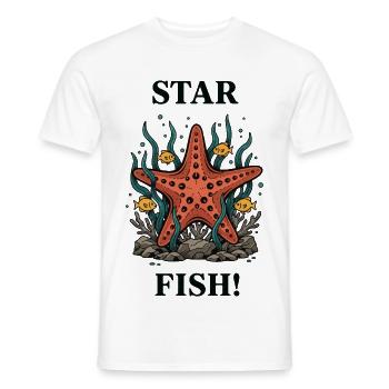 Seestern-Seestern-Ozean - Männer T-Shirt - Weiß - Vorne - AI Model Male 178 dark (178cm)