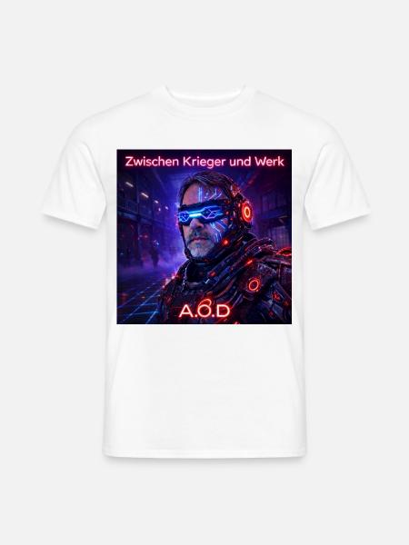 Zwischen Krieger Und Werk - Männer T-Shirt - Weiß