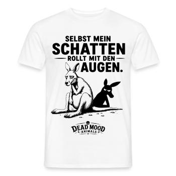 Lustiges Känguru Geschenk Sarkasmus - Männer T-Shirt - Weiß - Vorne - AI Model Male 178 dark (178cm)