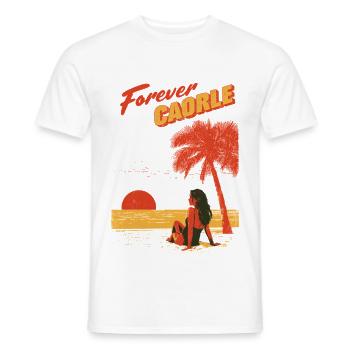Forever Caorle - Männer T-Shirt - Weiß - Vorne - AI Model Male 178 dark (178cm)