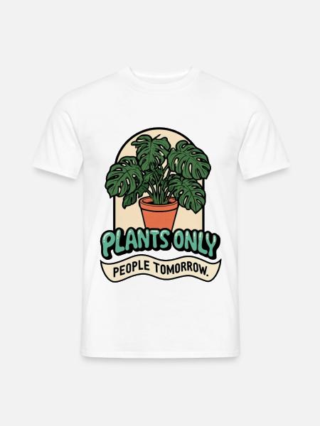Monstera TODAY! - Männer T-Shirt - Weiß