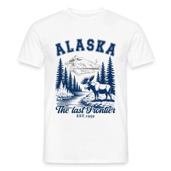 Alaska die letzte Grenze - Männer T-Shirt - Weiß - Vorne - AI Model Male 178 dark (178cm)