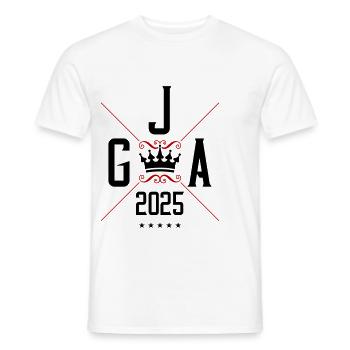 Jga 2025 Junggesellen Abschied Motto - Männer T-Shirt - Weiß - Vorne - AI Model Male 178 dark (178cm)