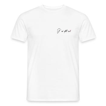 J'ai dit oui - T-shirt homme - blanc - Devant - AI Model Male 178 dark (178cm)