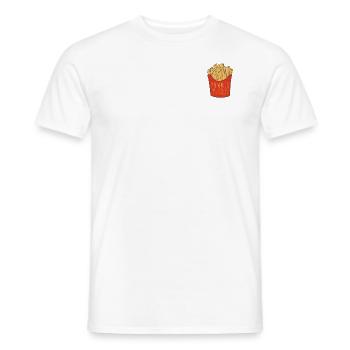 Pommes sind verzauberte Sonnenstrahlen - Männer T-Shirt - Weiß - Vorne - AI Model Male 178 dark (178cm)