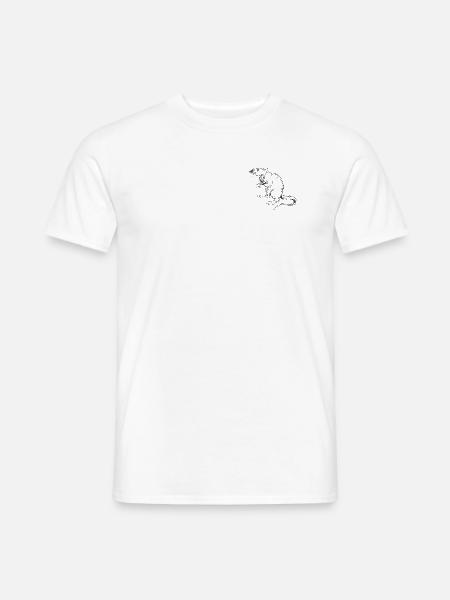 Rat motif - Men's T-Shirt - white