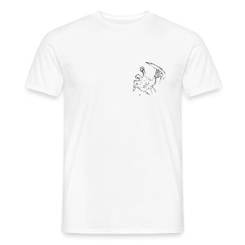 migi parasyte - Men's T-Shirt - white - Front - AI Model Male 178 dark (178cm)