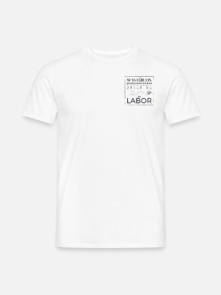 was für ein OASCHTOG im Labor - Männer T-Shirt - Weiß