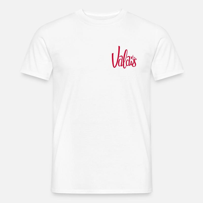 Wallis im Wallis - Männer T-Shirt - Weiß