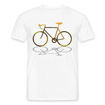 Vélos vélos Cyclisme - T-shirt homme - blanc - Devant - AI Model Male 178 dark (178cm)