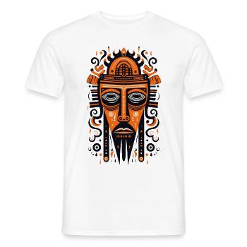 Je rêve, donc je suis, un masque - T-shirt homme - blanc - Devant - AI Model Male 178 dark (178cm)