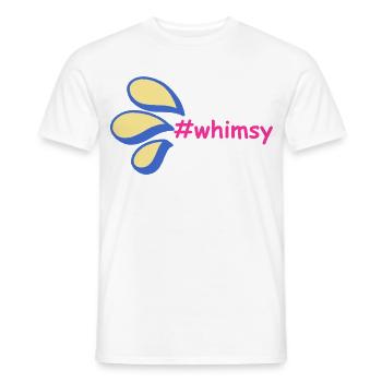 Hatch tag whimsy slogan - Men's T-Shirt - white - Front - AI Model Male 178 dark (178cm)