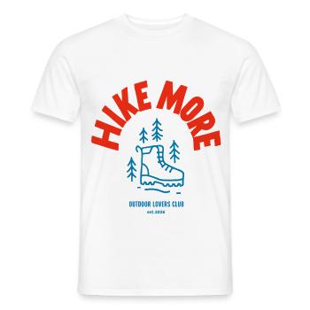 Marchez plus - T-shirt homme - blanc - Devant - AI Model Male 178 dark (178cm)