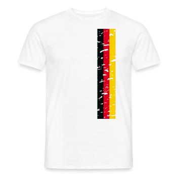 Germany T-Shirt Outfit Design - Men's T-Shirt - white - Front - AI Model Male 178 dark (178cm)