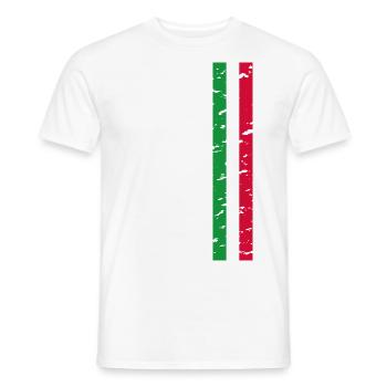 I Love Italy Tenue T-Shirt Design - T-shirt homme - blanc - Devant - AI Model Male 178 dark (178cm)