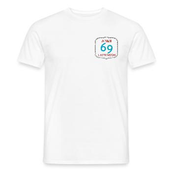 AndiLattenson ein Held der Nation - Männer T-Shirt - Weiß - Vorne - AI Model Male 178 dark (178cm)