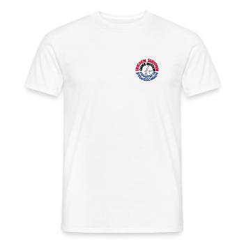 Friedenszeichen Friedenssymbol Pazifist Geschenk - Männer T-Shirt - Weiß - Vorne - AI Model Male 178 dark (178cm)